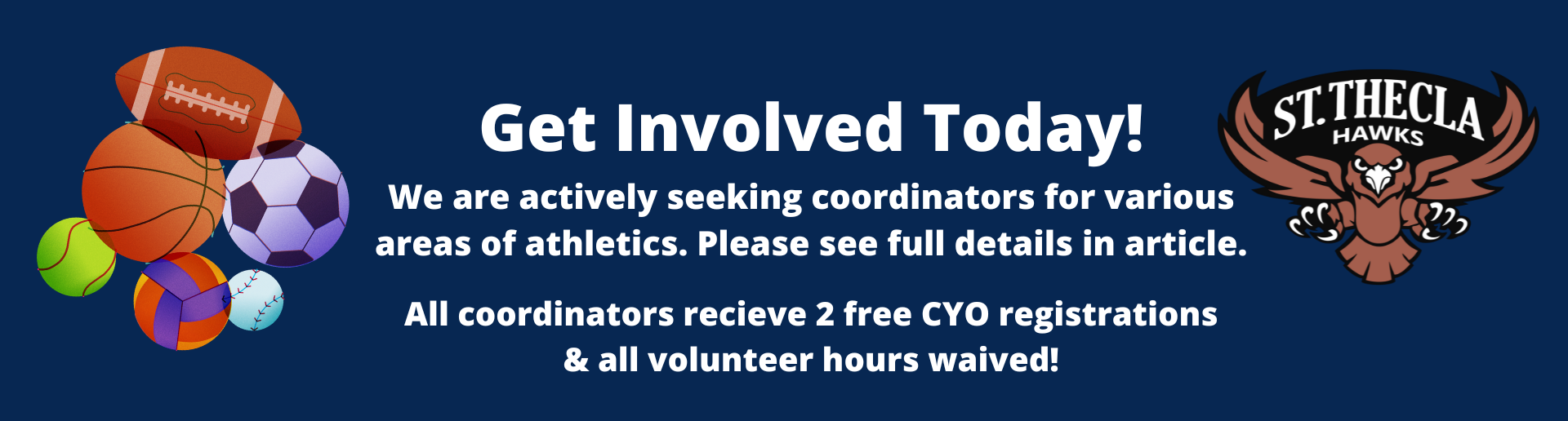 We are seeking coordinators! Learn by clicking here.